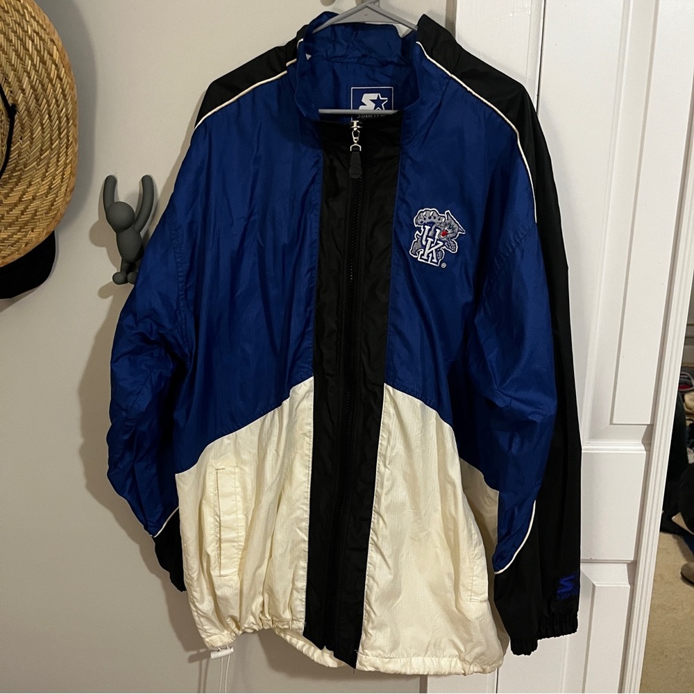 Vintage University of Kentucky Wildcats Starter Windbreaker Jacket